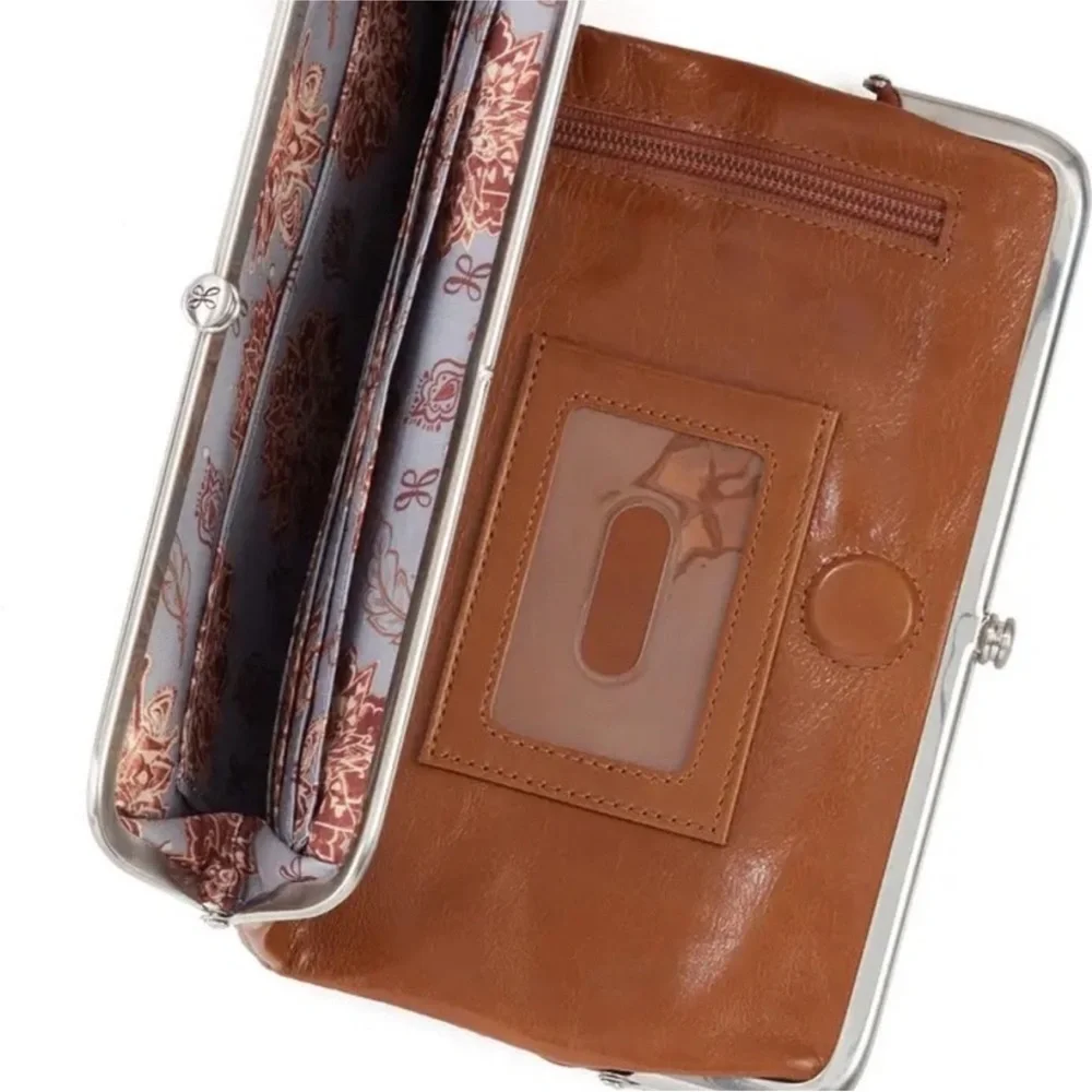 HOBO Lauren Earthy Bag Leather Brown Fall Clutch
